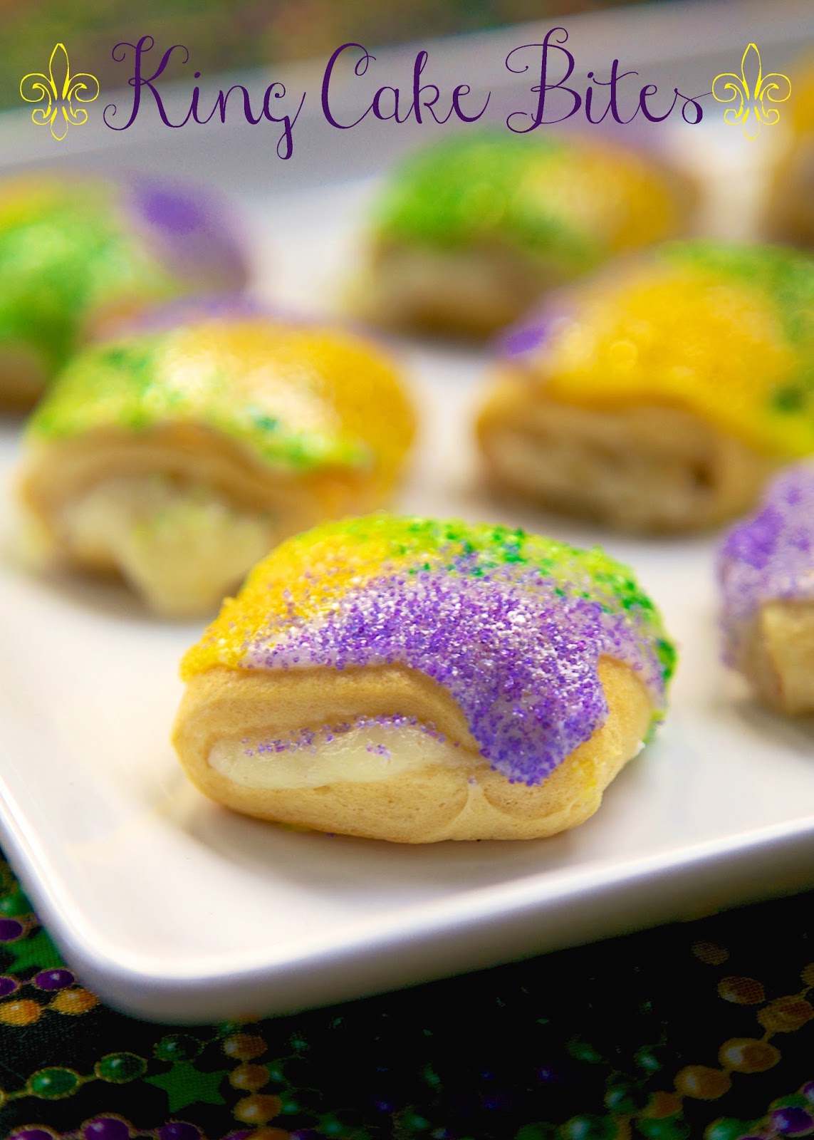King Cake Bites Plain Chicken King Cake Bites Plain Chicken