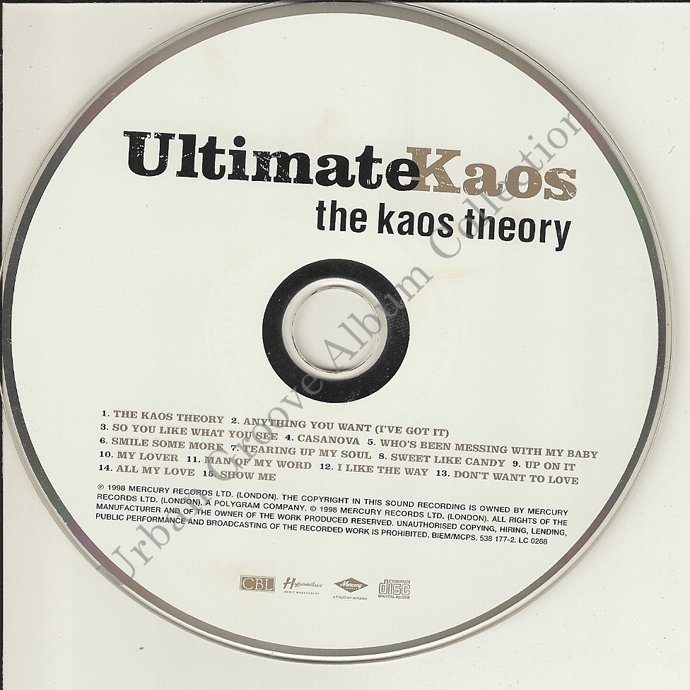 Urban Groove Album Collection Ultimate Kaos The Kaos Theory 1998 R 