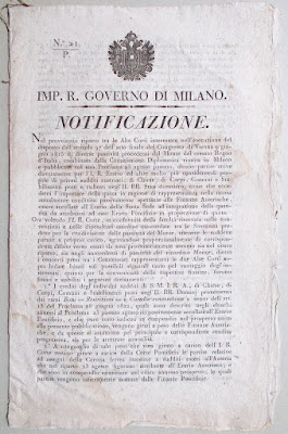 Regio governo di Milano - 5 notificazioni - documenti antichi Regio governo di Milano - 5 notificazioni - documenti antichi - collezionismo - annunci