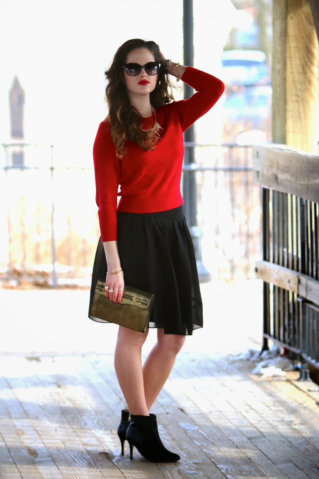 Kathleen's Fashion Fix: Valentine's Day Look :: red sweater