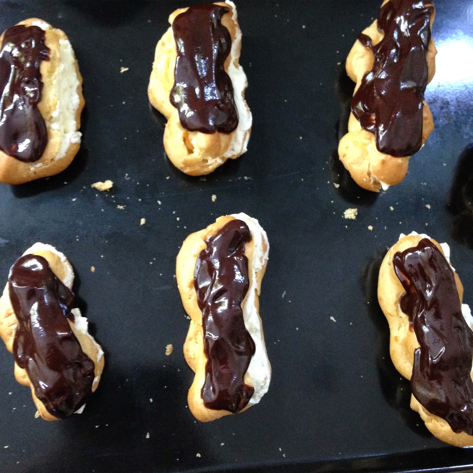 Half Baked Amy The Great British Bake Off Week 7 Chocolate Eclairs