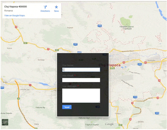 Google Maps as a Background Google Maps as a Background