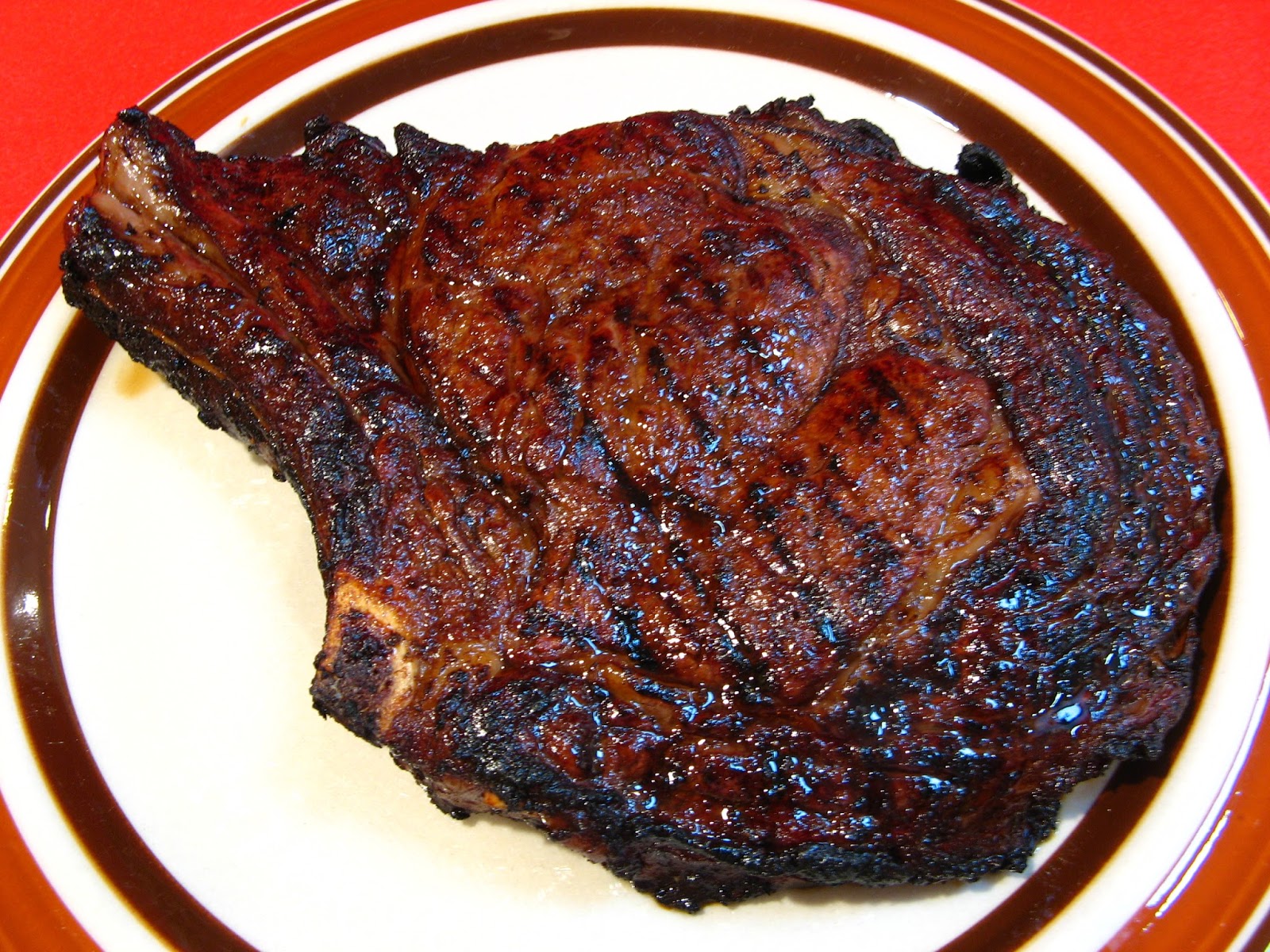 Duck Soup Easy Grilled Sriracha Capsicum Bourbon Rib Eye Steak