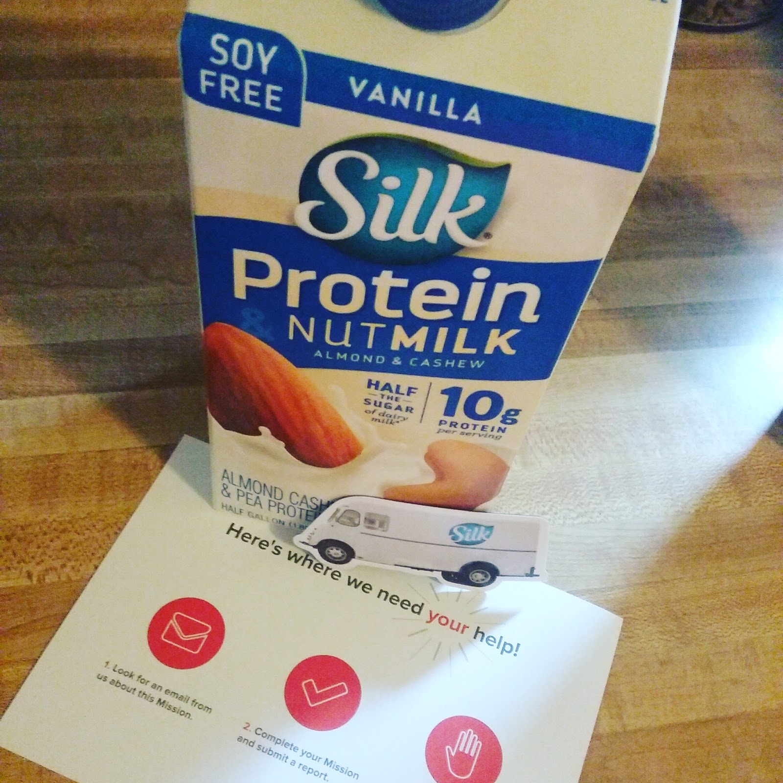Silk Protein & Nutmilk Crowdtap Sampling