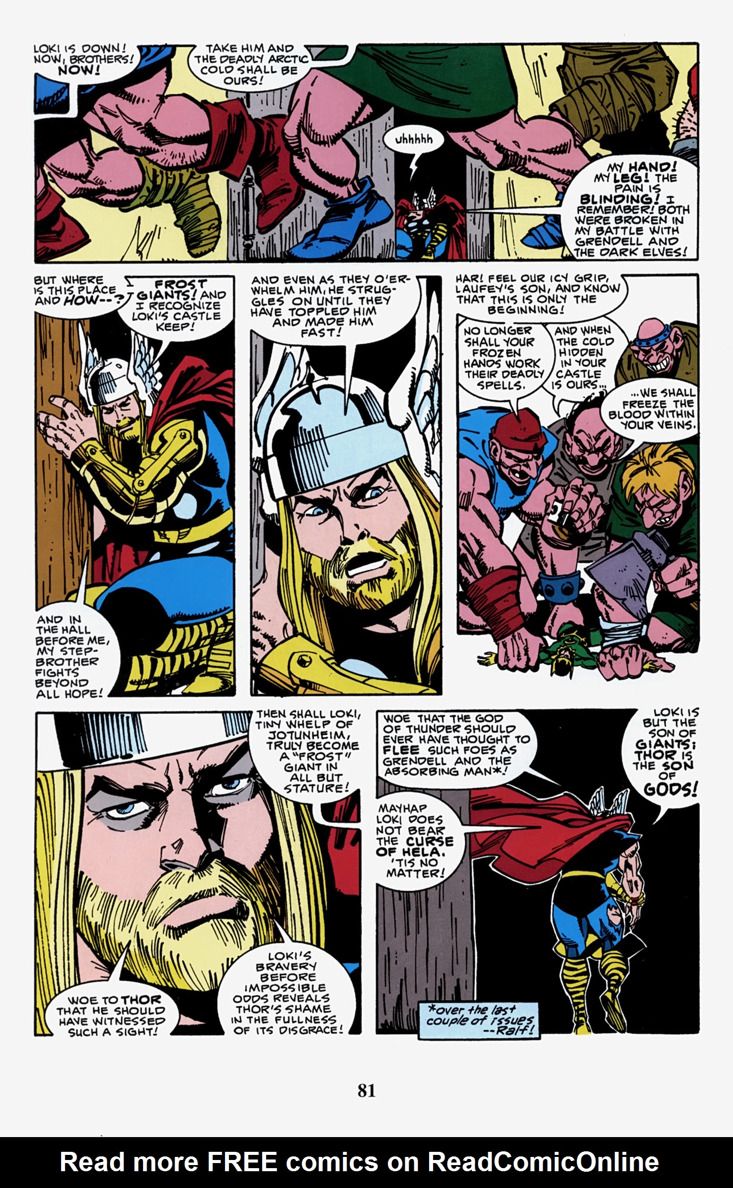 Read online Thor Visionaries: Walter Simonson comic -  Issue # TPB 5 - 83