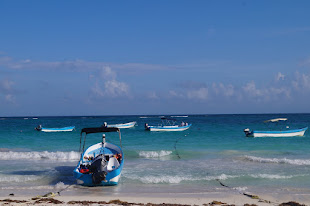 Snorkeling boats in Tulum