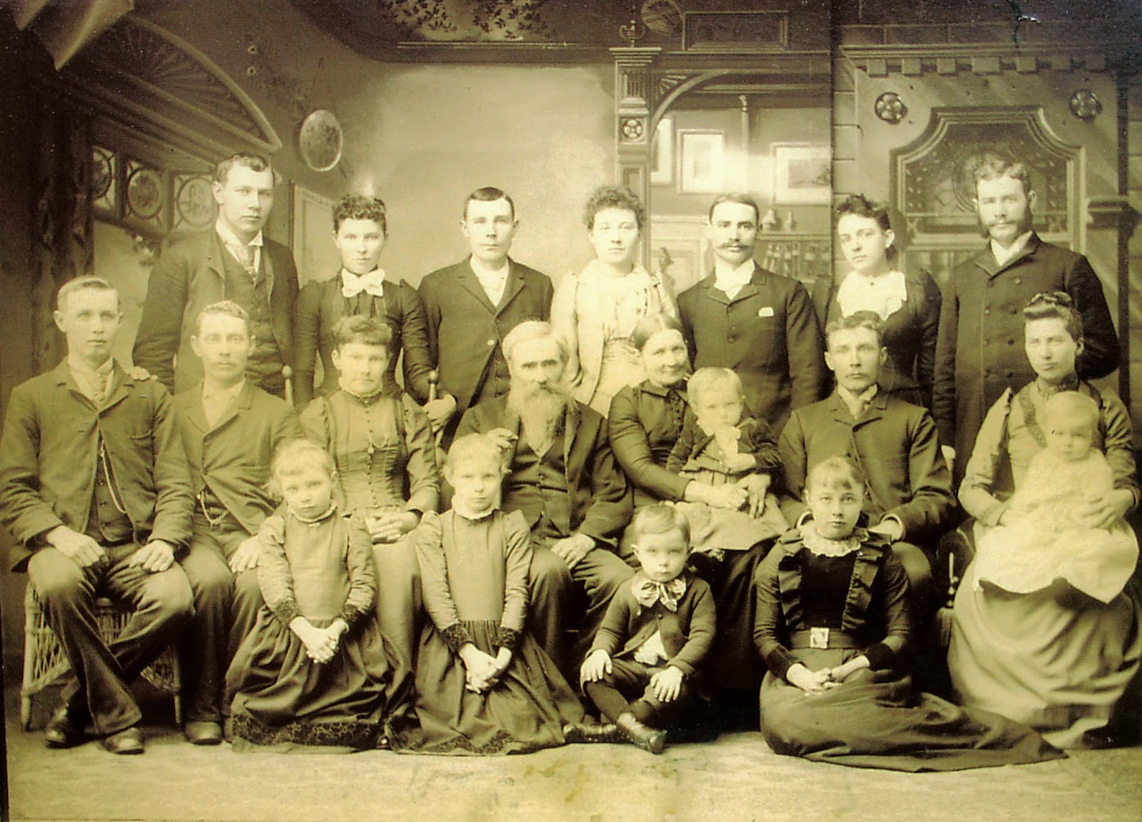 This Old Beatty William Burton Beatty Family Portrait 1892