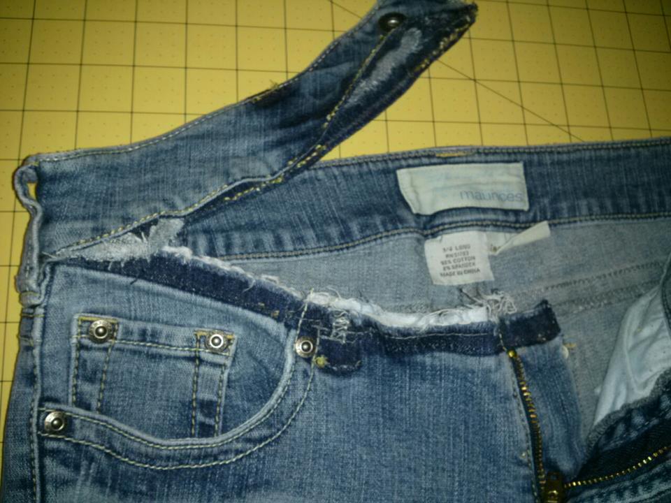 Shut Up, Jessica! frontonly Maternity Jeans Conversion tutorial