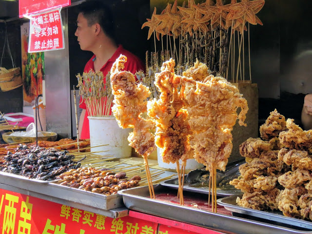 Wanfujing Snack Street in Beijing China
