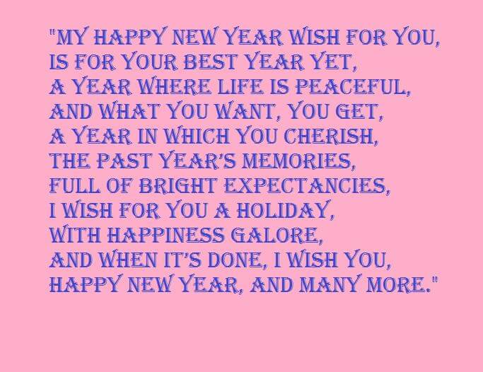 Happy New Year 2022 Poem Funny