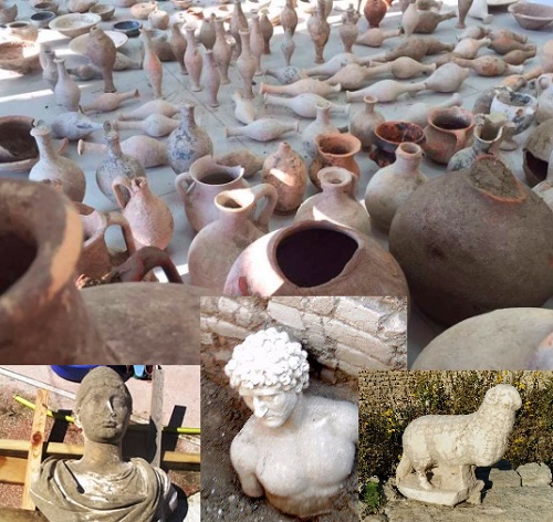 The Emotions when being at National Park of Apollonia Pottery and sculptures at Apollonia park