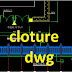 Wall cloture in dwg AUTOCAD DRAWING in asian language