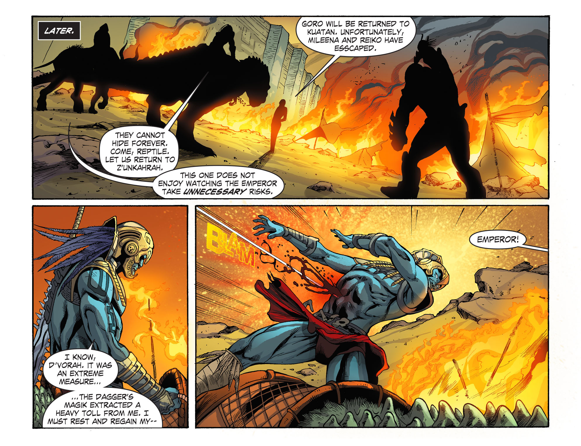 Read online Mortal Kombat X [I] comic -  Issue #8 - 21