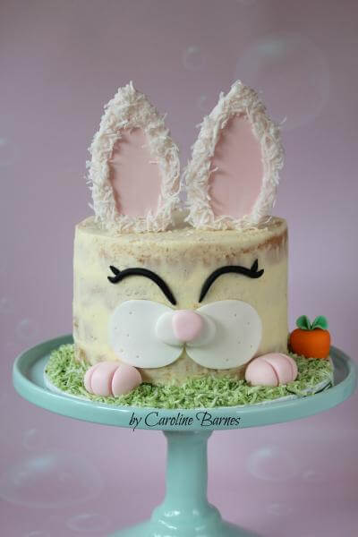 Easter Bunny Cake Tutorial 7