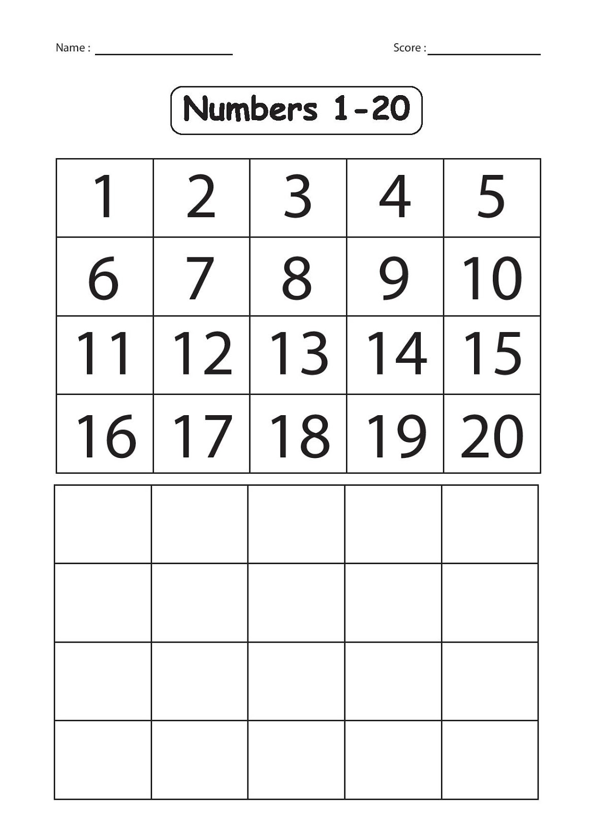 Write Numbers Worksheets Kindergarten