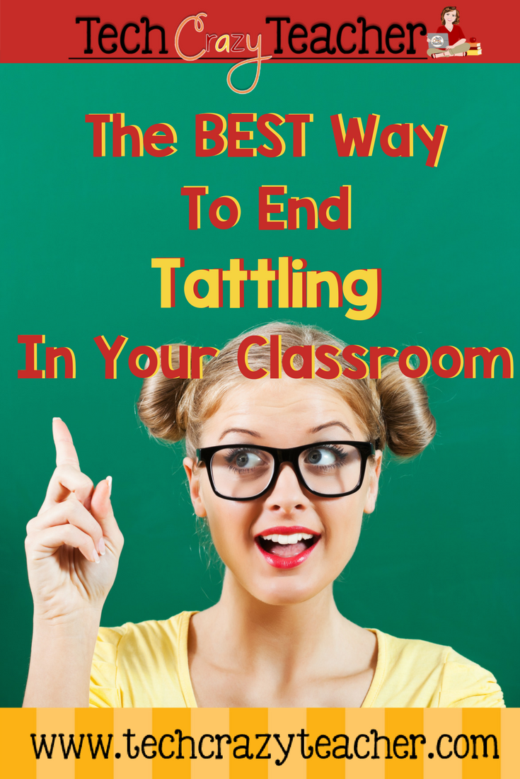 The BEST Way to End Tattling in Your Classroom Tech