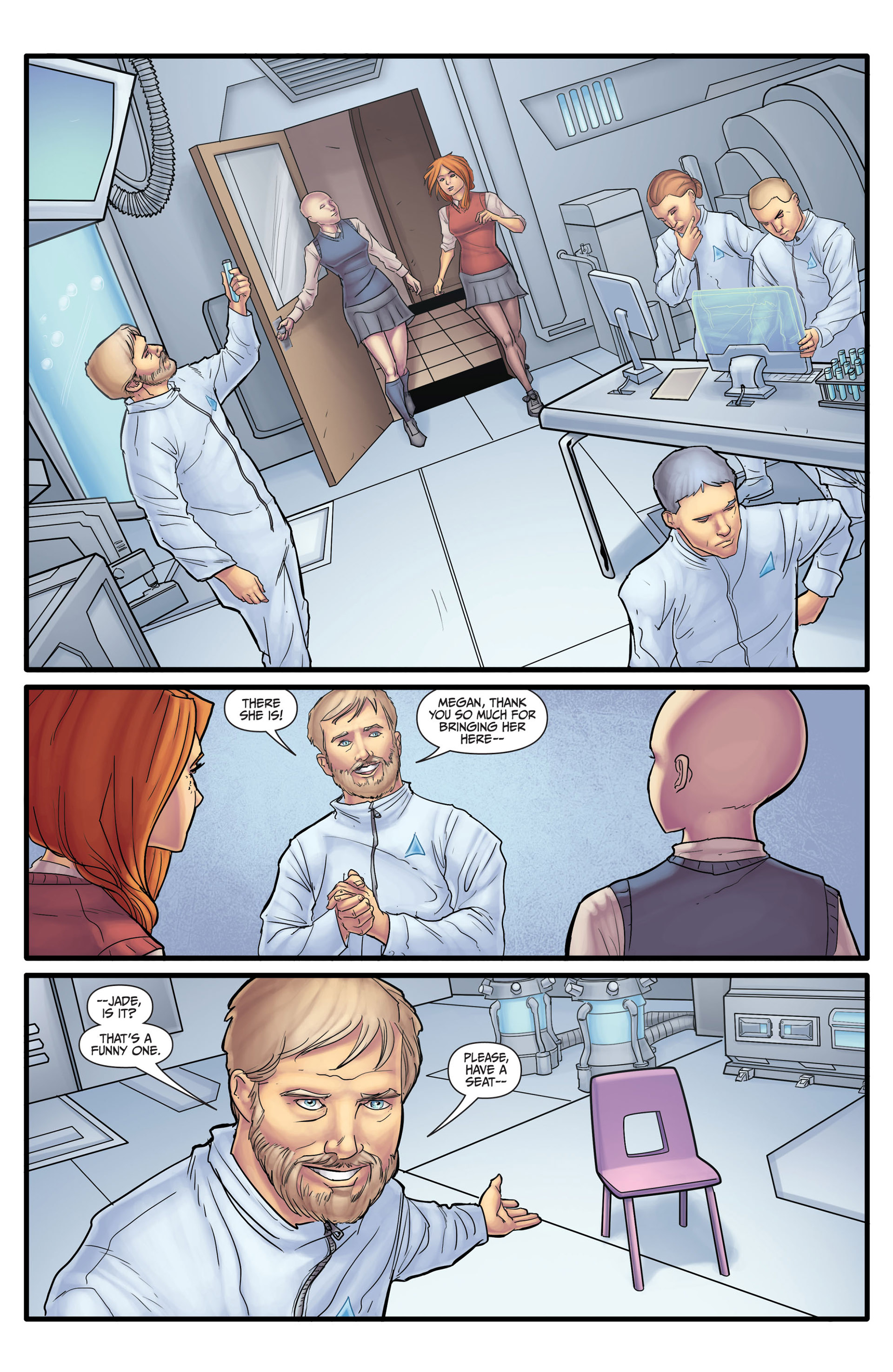 Read online Morning Glories comic -  Issue #10 - 6