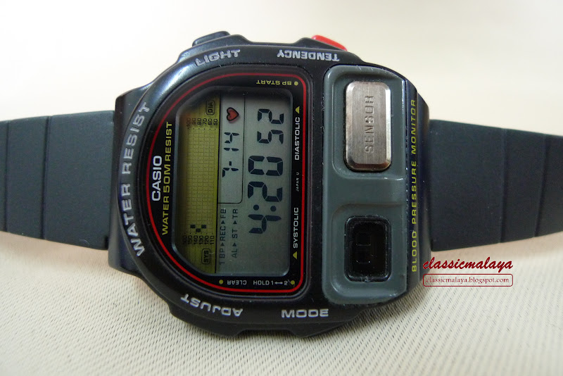 classicmalaya 210. Casio Blood Pressure Monitor Watch BP100 (SOLD)