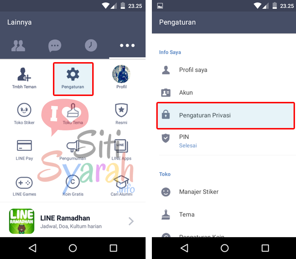 cara mengunci line dengan passcode