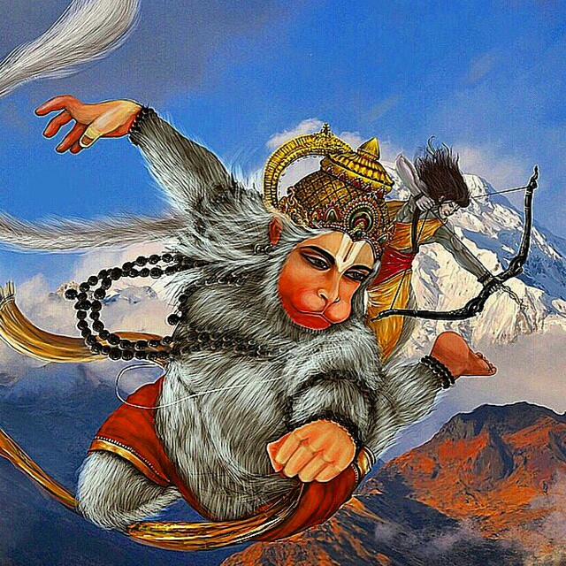 Hanuman images Epic stories in English
