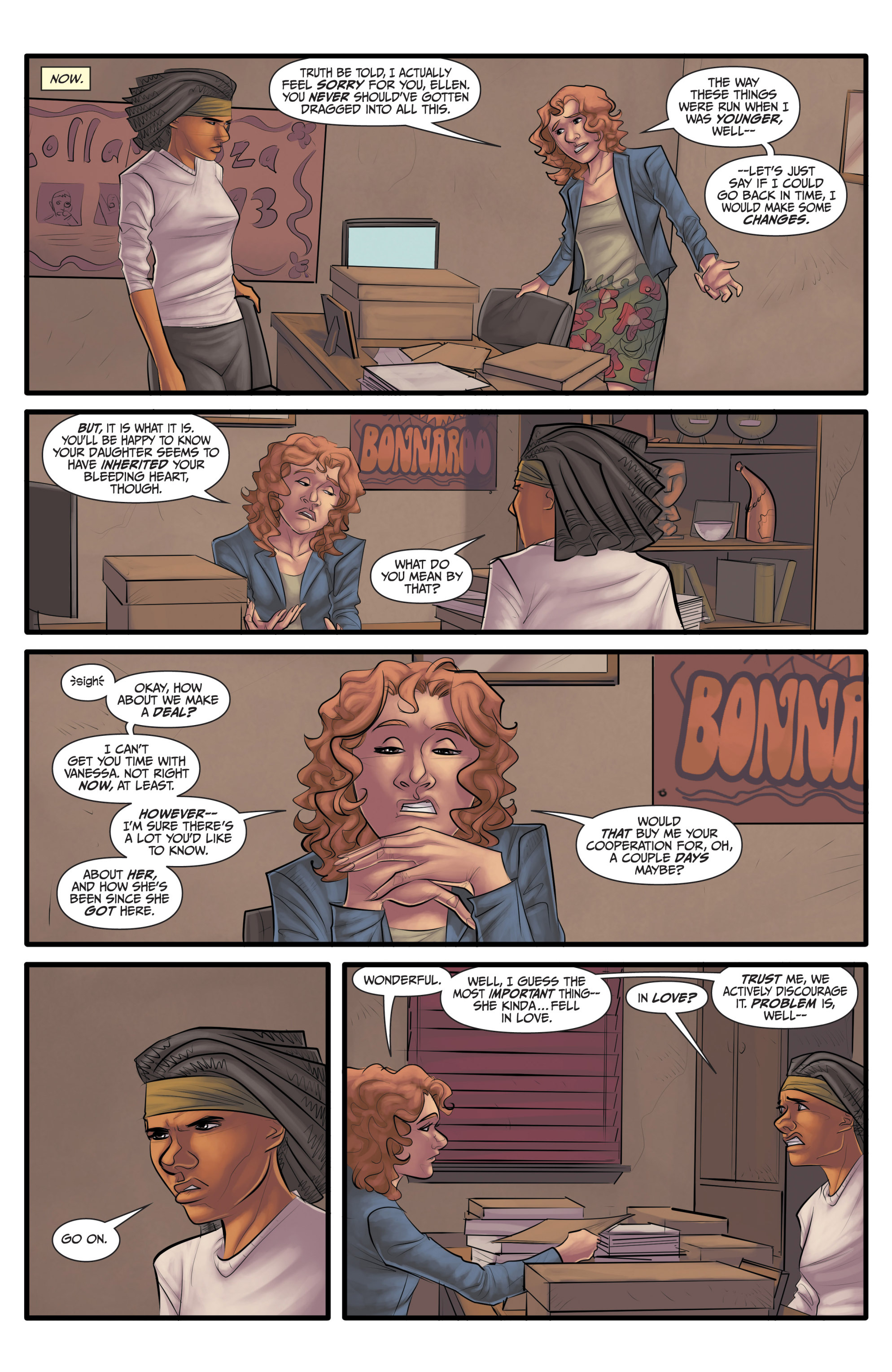 Read online Morning Glories comic -  Issue #44 - 21