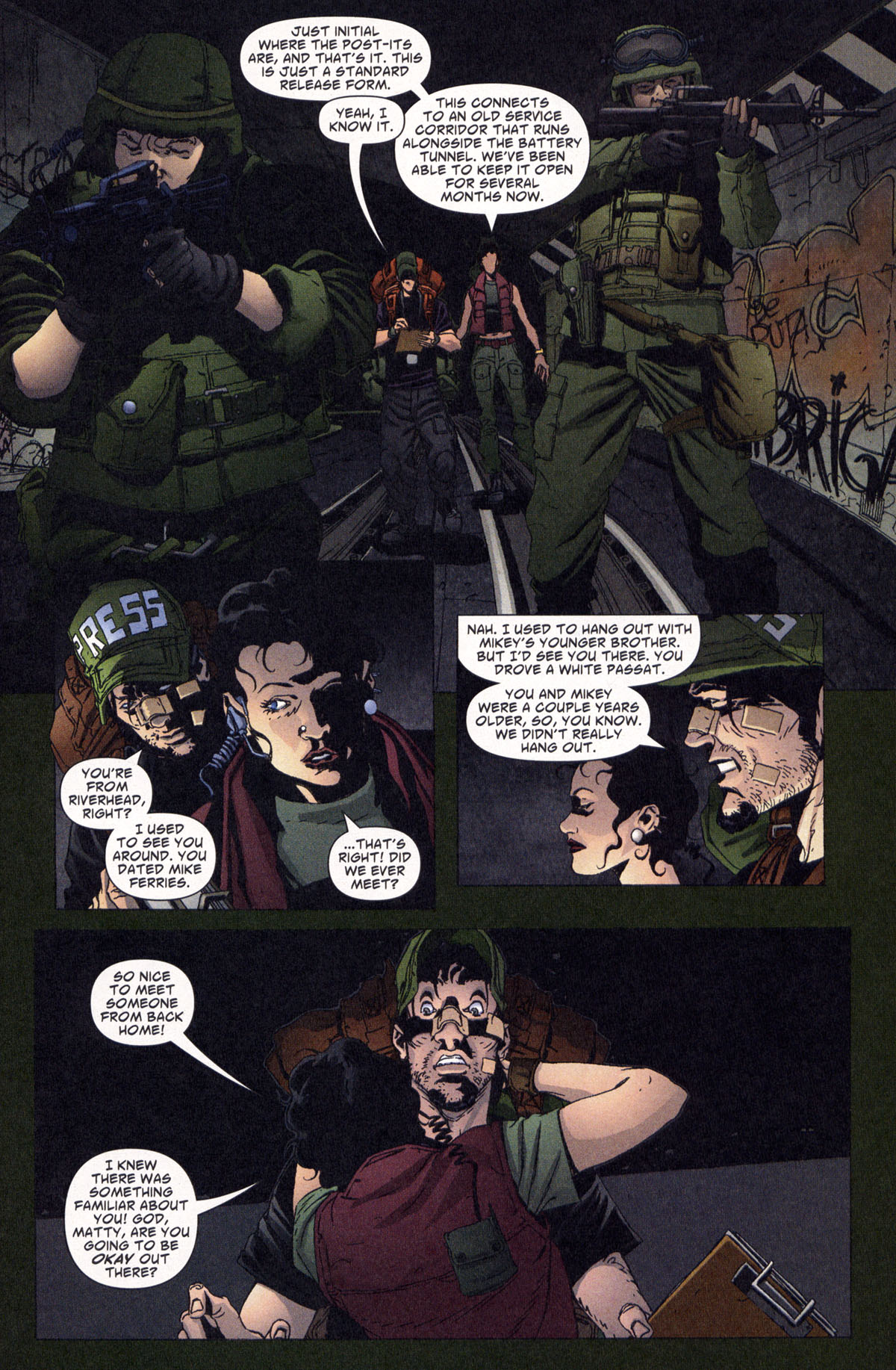 Read online DMZ (2006) comic -  Issue #7 - 9