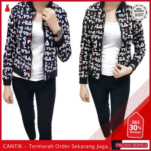 FNC203B55 Bomber Fila Babyterry BMGShop Wanita L murah Serba 50 Ribuan