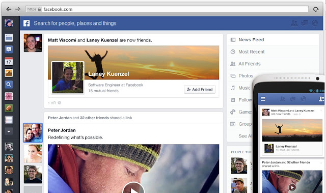الشكل الجديد للفيس بوك وكل المعلومات الخاصة به | The New Facebook