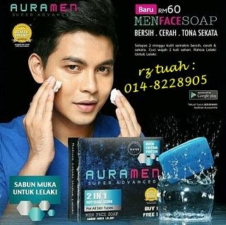 auramen face soap murah original
