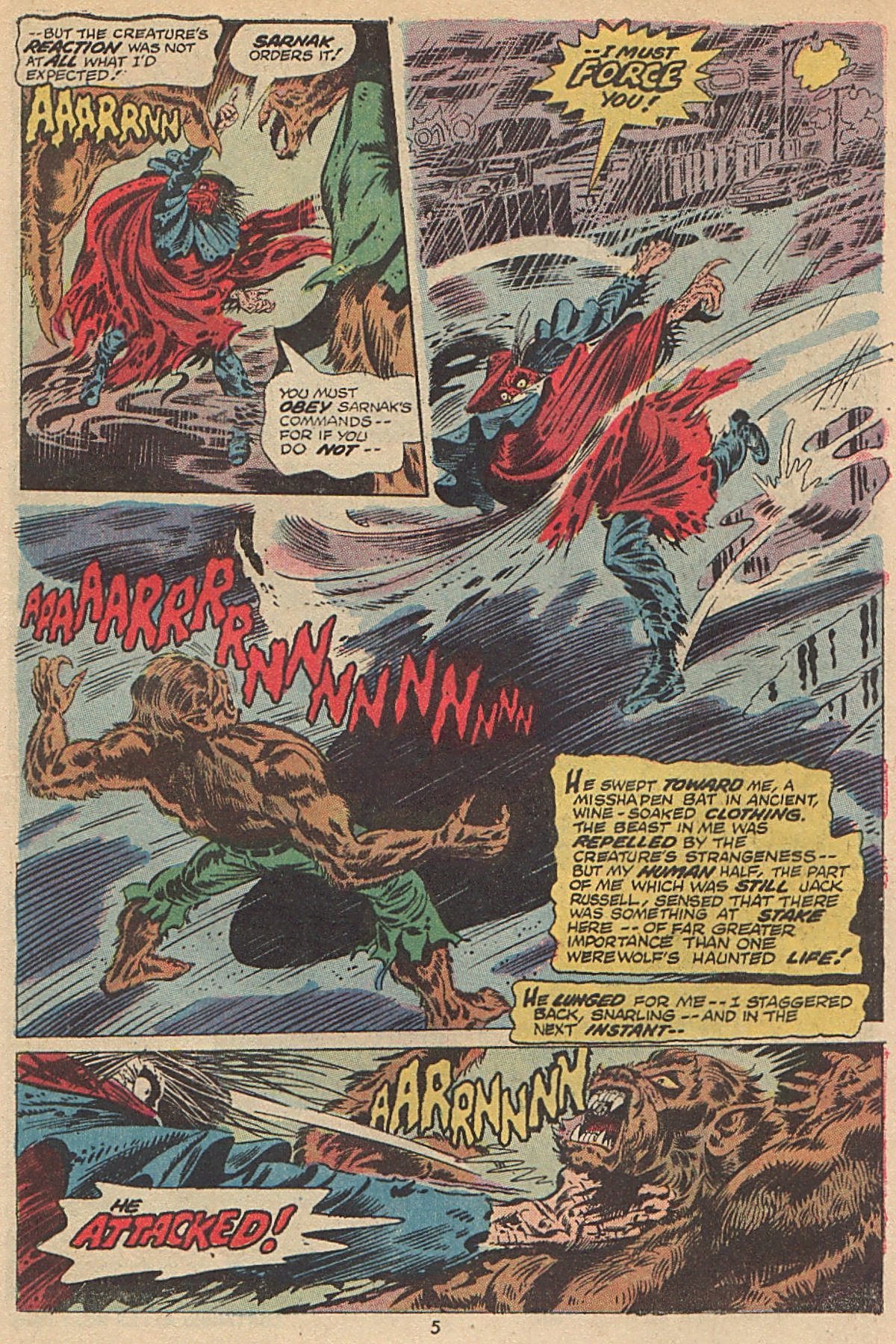 Read online Werewolf by Night (1972) comic -  Issue #9 - 5