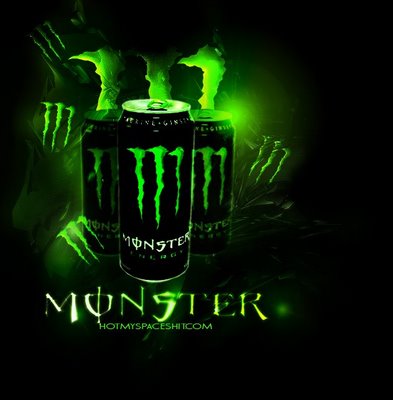 We talk about Monster and other energy drinks