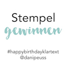 #happybirthdayklartext Aktion auf Instagram und Facebook http://danipeuss.blogspot.com/2016/08/10-jahre-klartext-stempel-die-party.html