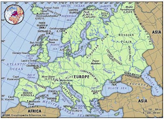 Western Europe River Map United States Map River Europe