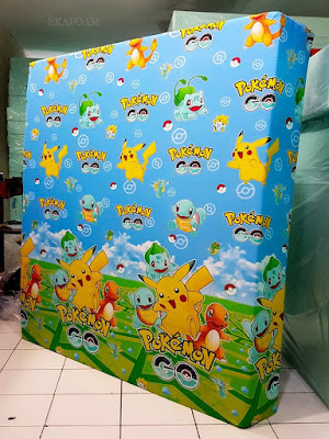 Kasur inoac motif pokemon biru Kasur inoac dengan corak motif pokemon biru