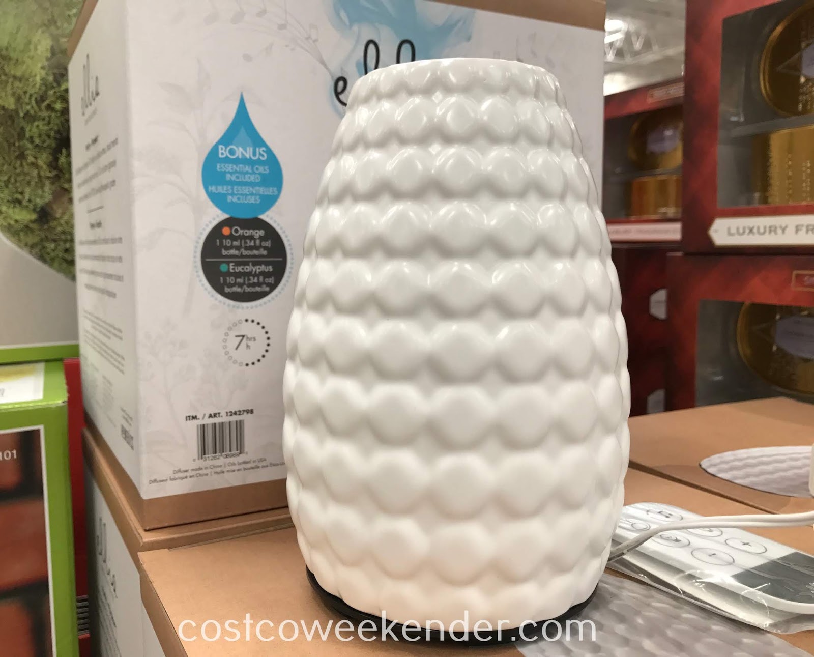 HoMedics Ellia Gaze Diffuser Costco Weekender