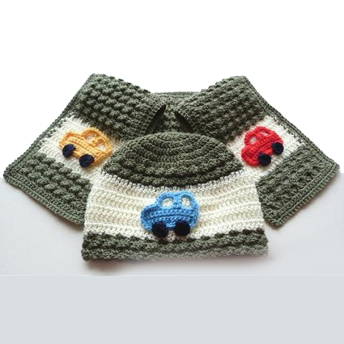Beautiful Skills Crochet Knitting Quilting Child’s Hat and Scarf