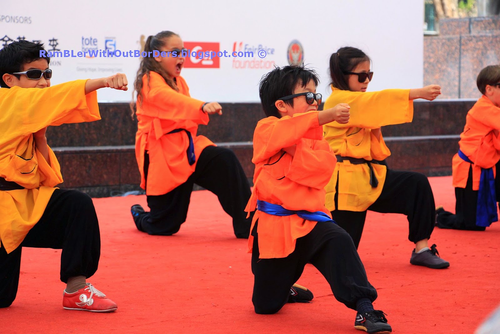 Kung fu kid, Singapore International Red Cross Bazaar 2015
