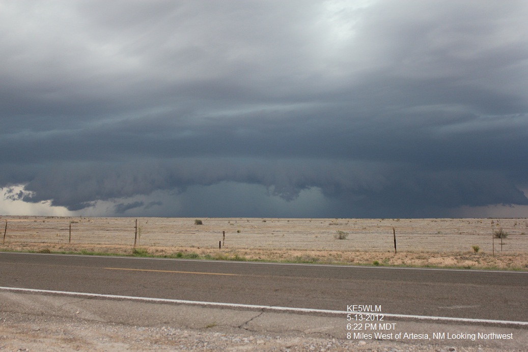 To Southeast New Mexico Weather. Artesia, New Mexico Shelf Cloud 5132012.