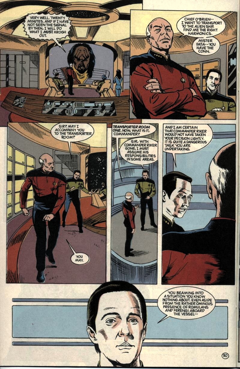 Read online Star Trek: The Next Generation (1989) comic -  Issue #24 - 31