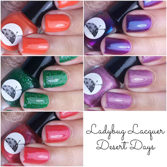 Ladybug Lacquer - Desert Days Swatches & Review