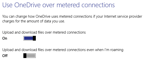 Customize Sync Settings Over Metered Connection on Windows 10