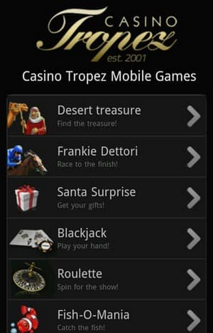 Casino Tropez Casino Tropez Screen