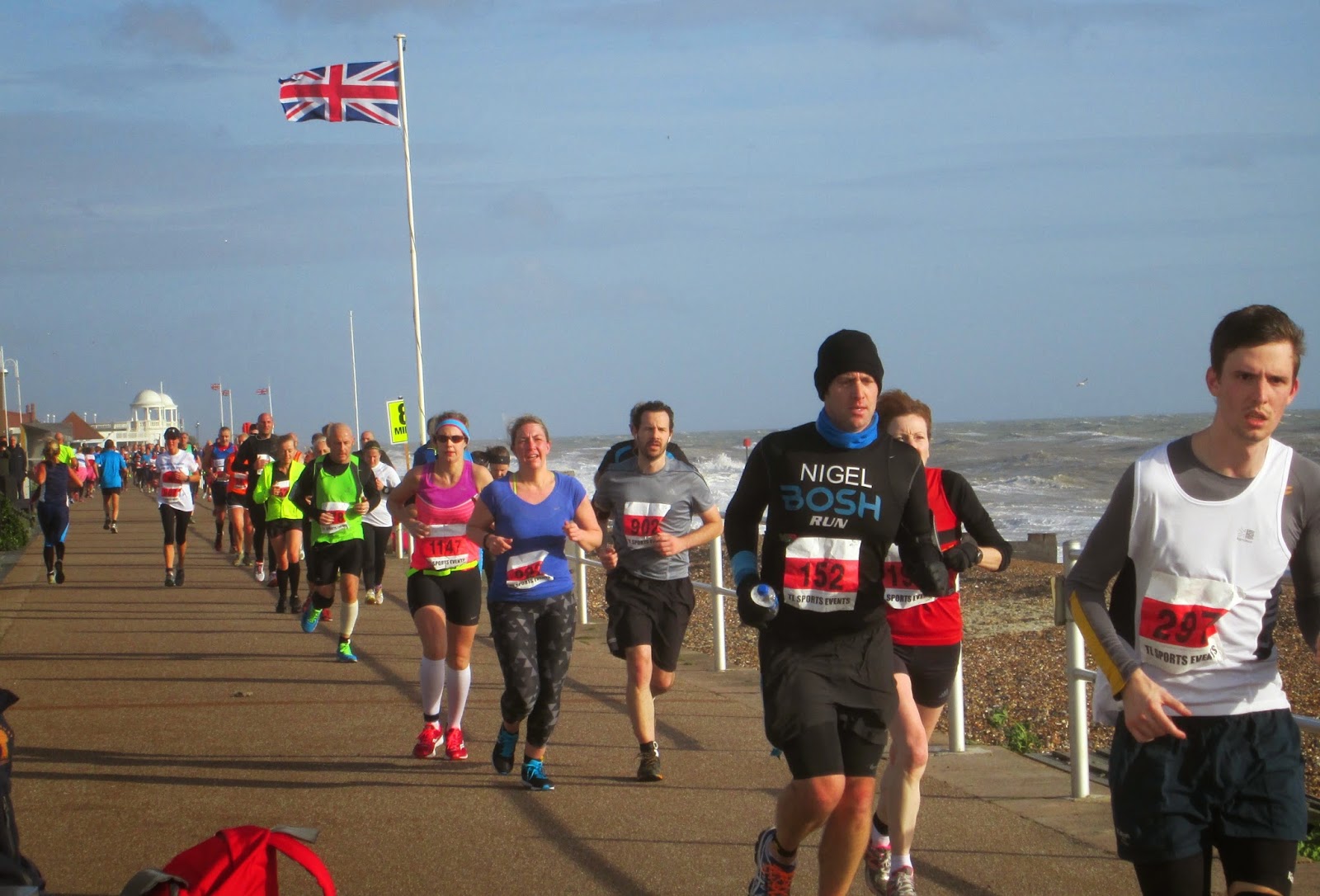 Poppy Half 2014 - Bexhill seafront 