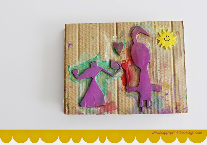 Estampar con sellos de Foamy o Goma Eva