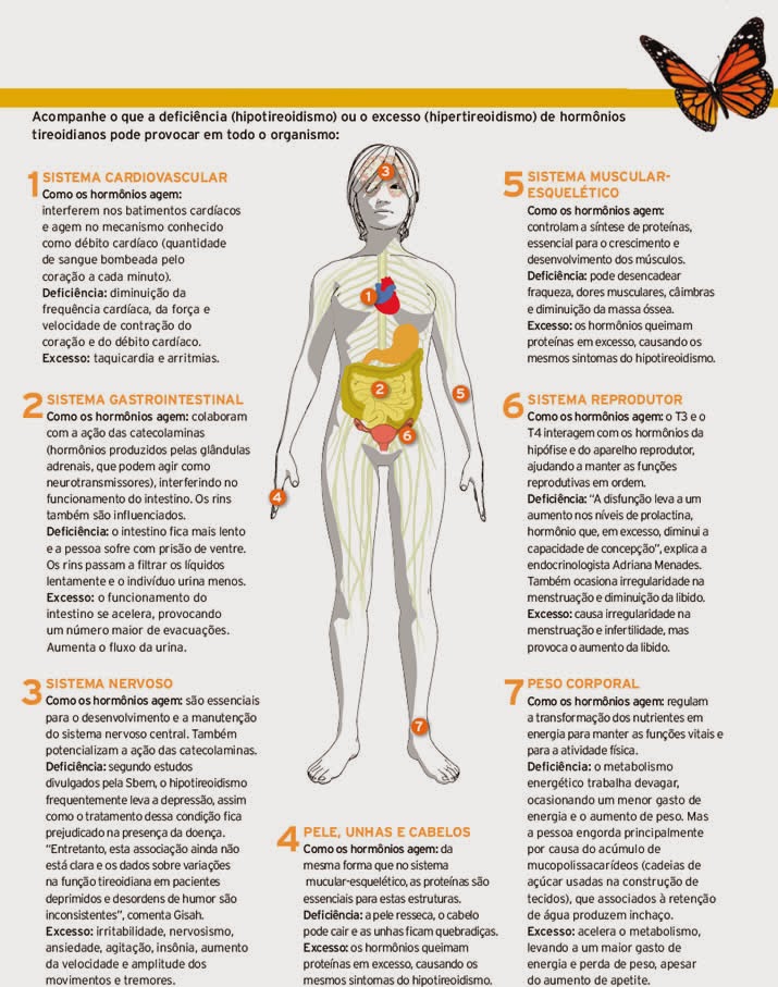 hipotireoidismo e hipertireoidismo hormônios