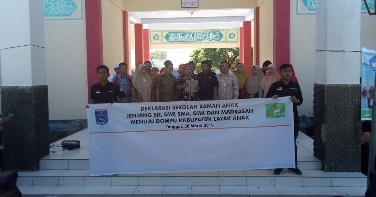 Contoh Spanduk Deklarasi Sekolah Ramah Anak Deretan Contoh