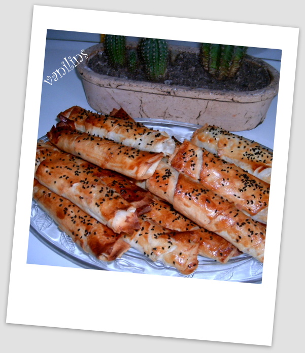 Beşamel soslu tavuklu börek Vanilins