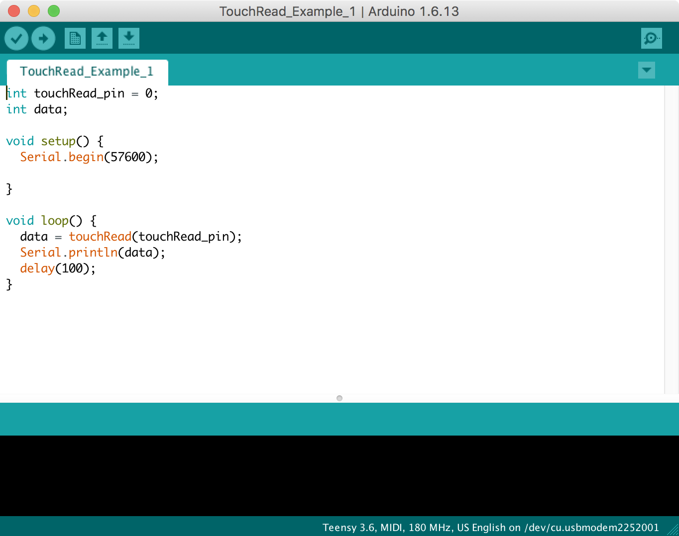 little-scale: Teensy 3.6 Basics: TouchRead