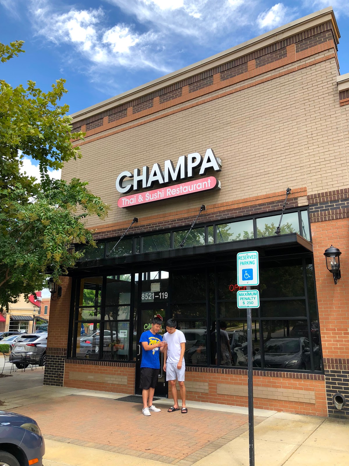 Champa Thai & Sushi Restaurant Review Raleigh, NC Blue Skies for Me