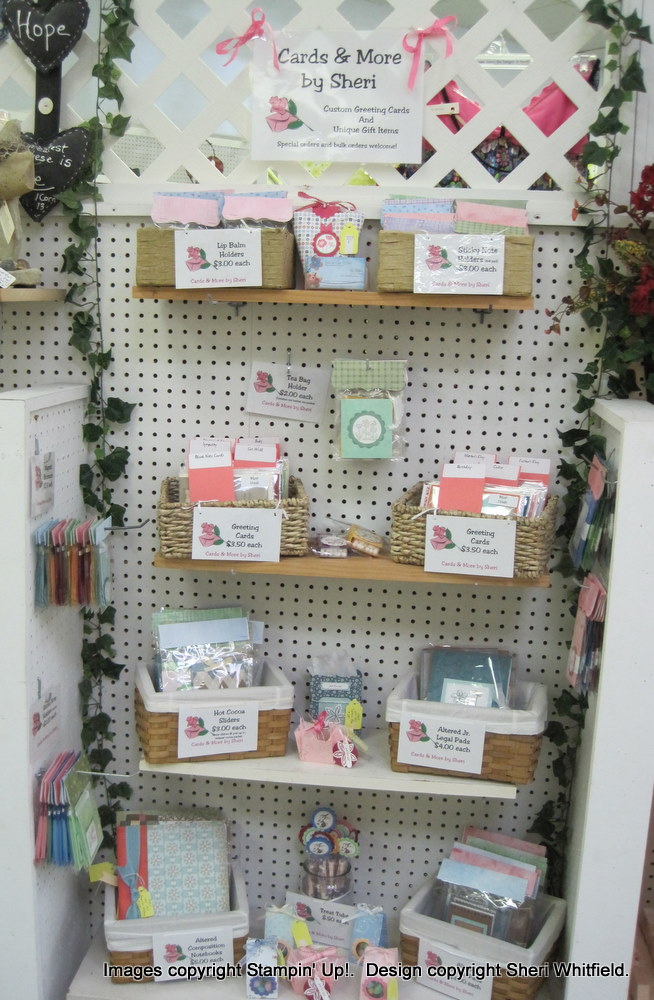 Cards and More by Sheri Craft Mall Booth